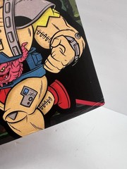 Super7 TMNT Krang Android Super Cyborg Action Figure Clear Articulated 2024 New