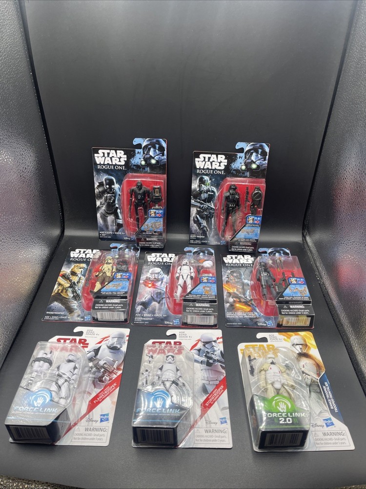 Star Wars Rogue One 3.75″ Lot Of 8 Figures Death Troopers Storm Troopers!
