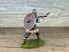Hand-Painted Viking Figurine, Resin Miniature, Norse Warrior Statue 60mm