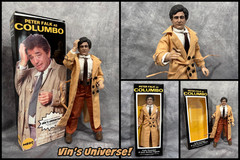 Custom 8″ Mego Peter Falk as LT Frank Columbo Action Figure Boxed