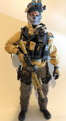 1/6 Scale Easy & Simple Kitbash Operator PMC/ SpecOps/ CIA Military Figure