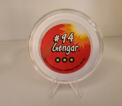 Vintage Original CGTSJ Tomy China Pokémon Gengar Translucent Figure Rare W/ Coin