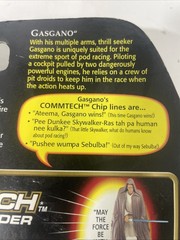 Star Wars Episode 1 Basic Figures Gasgano w/Pit Droid Action Figure NOS On Card