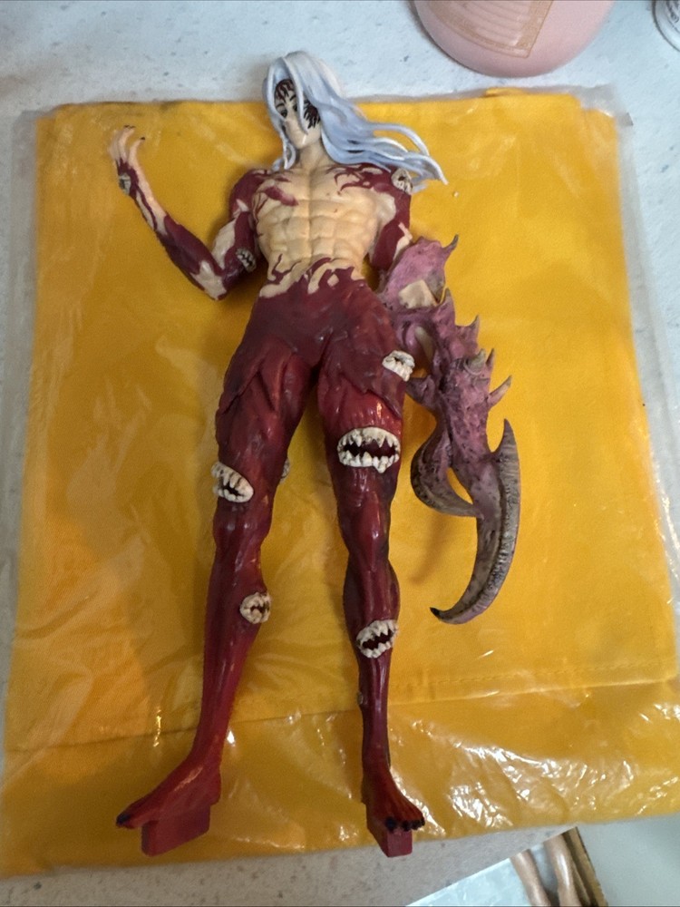 Anime Demon Slayer Kibutsuji Muzan Figure 11in PVC Statue INCOMPLETE (AS IS)