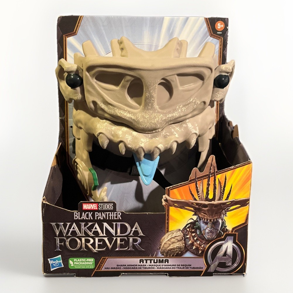 Marvel Studios Black Panther: Wakanda Forever Attuma Shark Armor Mask 🦈 New
