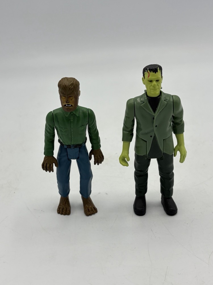 Universal Monsters The Wolf Man And Frankenstein 3.75 Inch ReAction Figure 2018