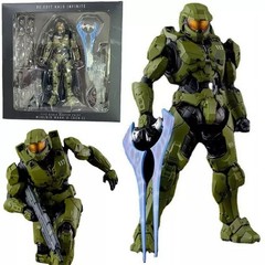 18CM RE:EDIT 1/12 Scale Master Chief MJOLNIR Mark V Action Figure Halo Collectib