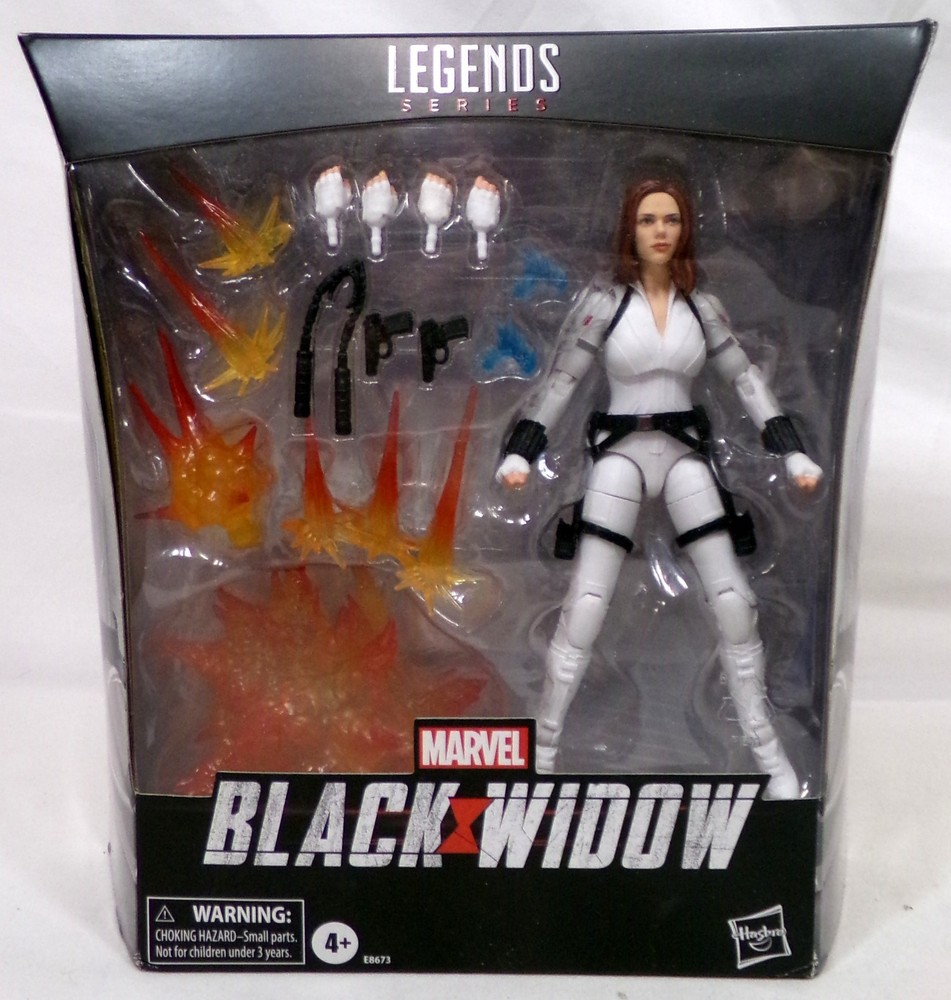 Marvel Legends Exclusives Black Widow White Outfit Deluxe 6″ Figure Hasbro New