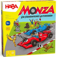 Monza – Dice-Based Racing Board Game for Adults, Family, and Children (2-6 Play