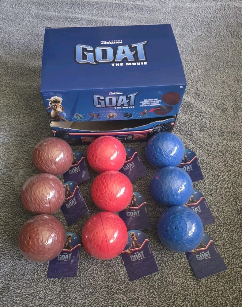 GOAT THE MOVIE 2.5″ Blind Mystery Figure Roarball Jada Toys – 9 Balls with Box