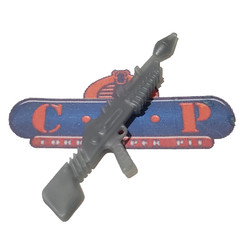 The Corps Time Crisis Weapon Silver Machine Gun Rifle Accessory Lanard
