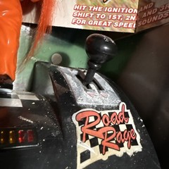 Gemmy Road Rage Racer Figure Orange Hair Orange Suit VTG 2005 Decor New in Box