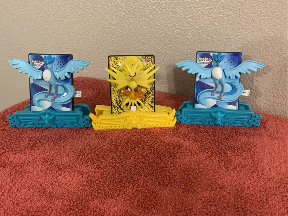 POKEMON BURGER KING 2000 Power Cards Lot Of 3 ( 2 ARTICUNO) ( 1 ZAPDOS) Sealed