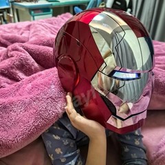 US AUTOKING Iron Man MK5 1:1 Helmet Wearable Voice-controlled Mask Cosplay Prop