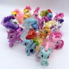 My Little Pony Lot Of 15 Brushable 3.5″ Mini Figures MLP Hasbro Various Years