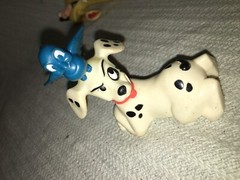 Lot of 8 pieces 101 Dalmatians Figures: 3- Cruella de Vil 5- Pups LOT # 15