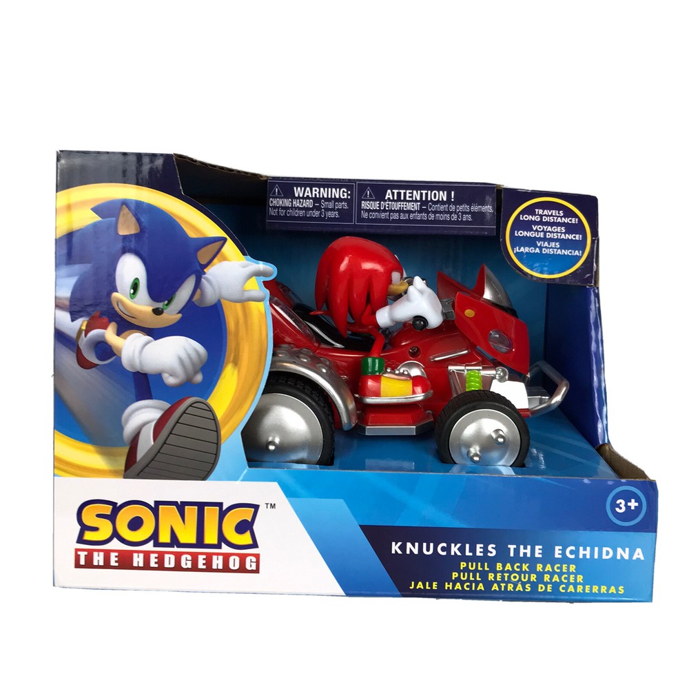 Sonic Sega All-Stars Racing Knuckles The Echidna Pull Back Racer 5.25in NEW