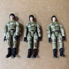 1:18 Expedition Team and Accessories Military Model soldier Jeep bridge set Gift