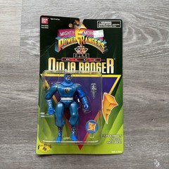 1995 Bandai Mighty Morphin Power Rangers Blue Ninja Disk Ranger Original