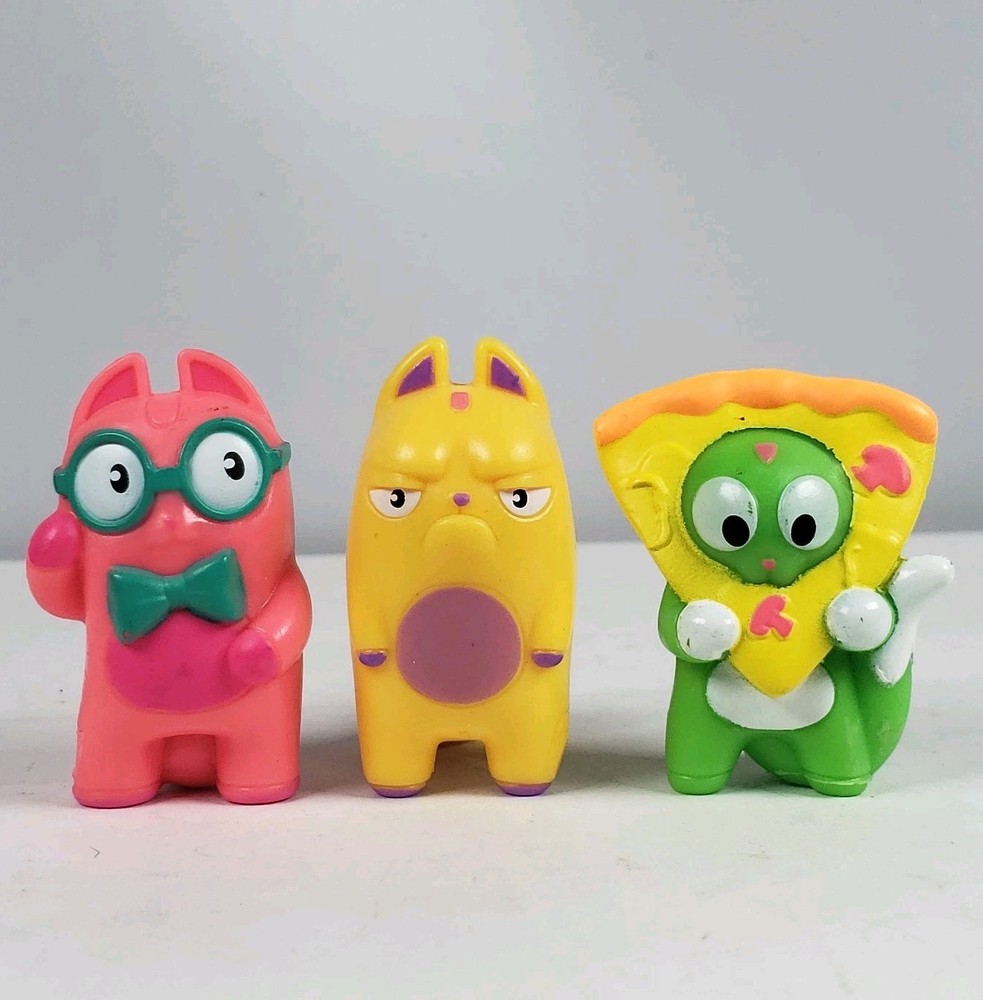 Hasbro Lost Kitties Board Game Figures Pieces Set Of 3