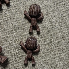 Little Big Planet Sackboy Happy Figure Lot 2008 2009 Collectable Rare SCEE