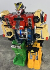 Bandai Power Rangers Turbo Carranger DX VRV Robo Rescue Megazord 1996