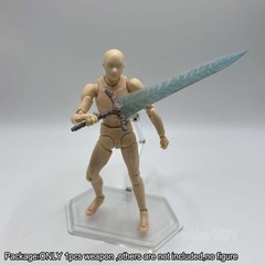 Painted 1/12 Cool Sword Weapon Model For DIY 6″ Action Figure romankey notaman