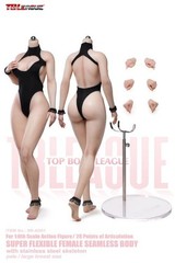 TBLeague 1/6 SR-AD01&02 Platinum-Grade Silicone Girls Pink/Black Figures Bundle