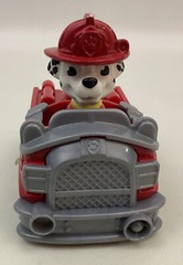 Paw Patrol Rescue Pups 3pc Lot Chase Rubble Marshall Vehicle Figure Spin Master
