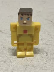 Lot of 3 Minecraft Tube Heroes Action Figure Vikstar123 Jazwares 3″ Steve +2
