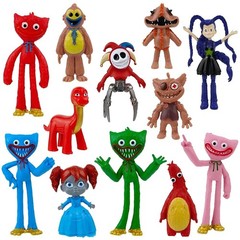 12pcs Poppy Playtime 5 Figures Model Game Peripheral Ornament Fans Birthday Gift