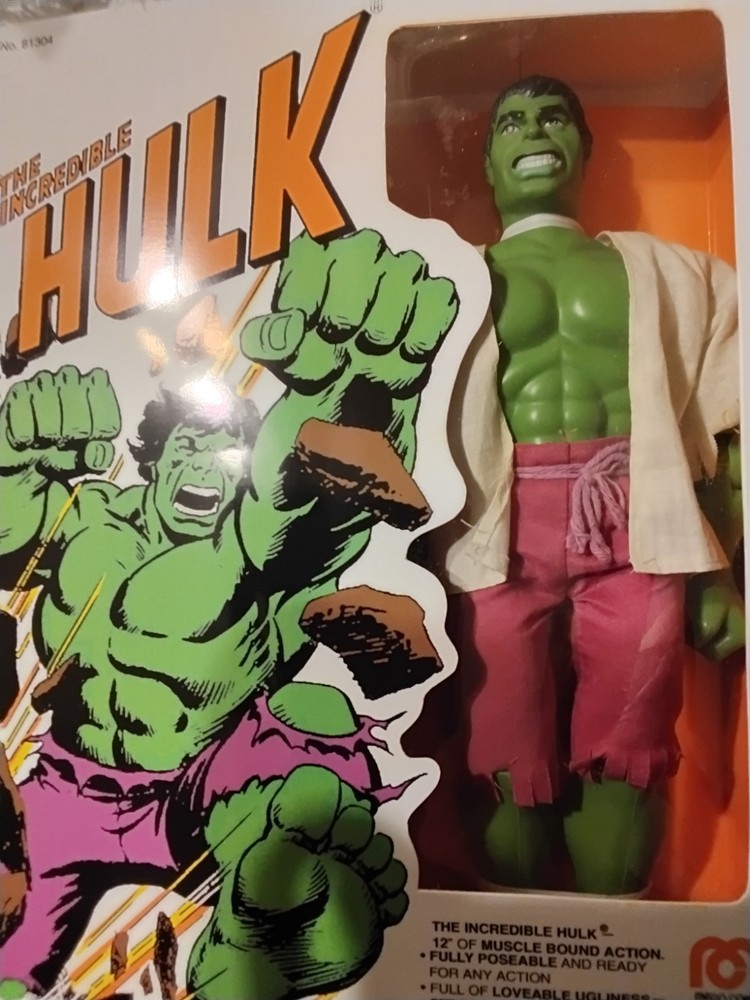 1978 Mego Parkdale 12-inch/30cm WGSH HULK MINT in Repro Box