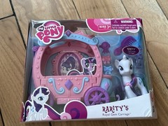 My Little Pony G4 Royal Gem Carriage Rarity Figure Brushable Hair