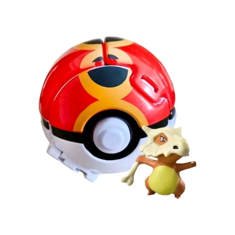 TOMY Pokemon Throw N Pop Poke Ball Mini Figures Ready to Battle Ultra Ball