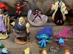 Disney dolls Incredibles Cruella Tangled Rapunzel Scooby Doo Trolls PVC figures