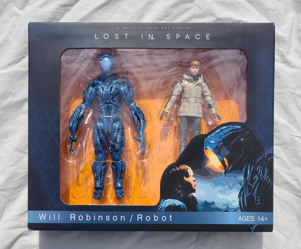 Lost in Space Will Robinson & Robot Walmart Exclusive Action Figure 2-Pack New