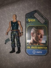 2009 Avatar Movie 4″ Col. Miles Quaritch Action Figure Complete Deboxed