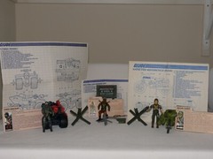 VINTAGE HASBRO G.I. JOE MG DEFENSE FEAT. ROCK ‘N ROLL, ROADBLOCK AND FIREFLY