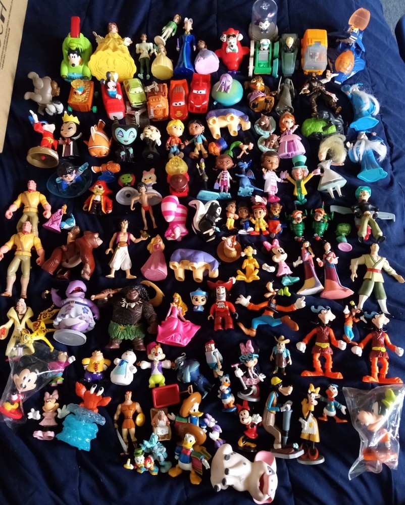 110 Disney PVC + Figures Lot Goofy Mickey Mulan Funko Princess Vintage Modern