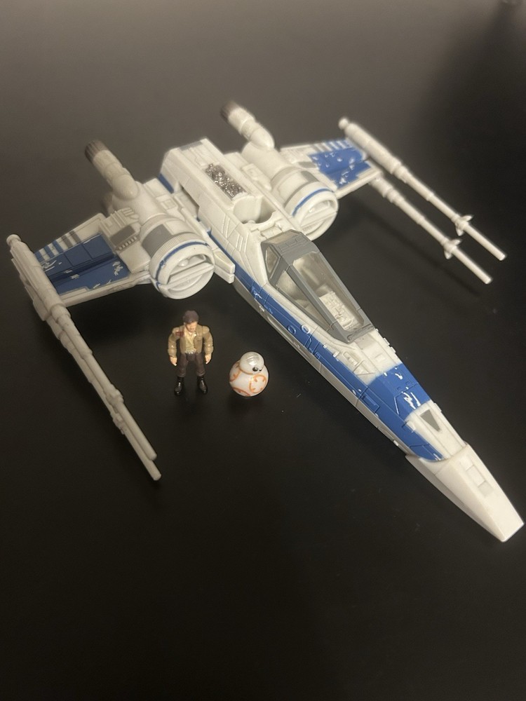 Star Wars Micro Galaxy Squadron Poe Dameron’s T-70 X-Wing #0065 Chase Loose