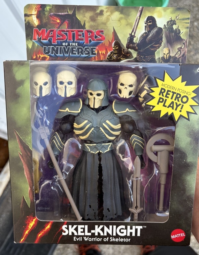 MASTERS OF THE UNIVERSE MOVIE SKEL-KNIGHT FIGURE MIB DELUXE MOTU FIGURE 2026