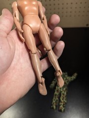 Vintage 1960’s Hong Kong Gi Joe Clone Doll Action Figure Knockoff Camo jumpsuit