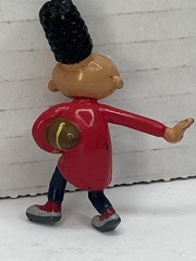 Hey Arnold 2001 mini PVC vinyl Figure Nickelodeon Gerald Vintage Football Head