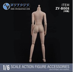 ZY TOYS 1/6 Scale LARGE Bust Caucasian skin tone Female Body N003