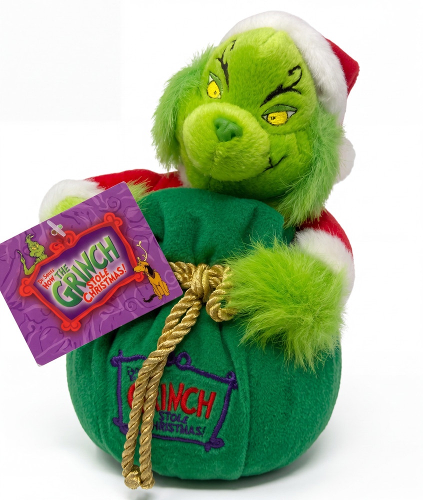 The Grinch Stole Christmas Beverly Hills Teddy Bear Co Musical Plush Animated