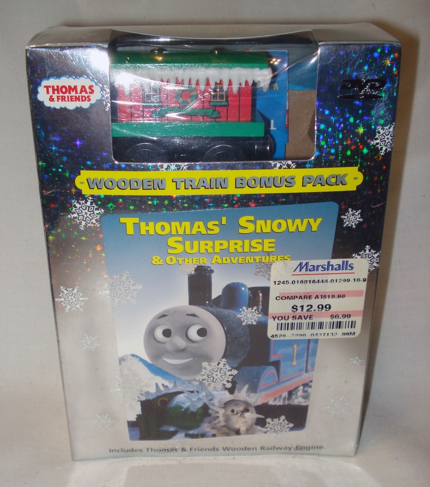 Thomas Friends Thomas’ Snowy Surprise & Other Adventures Wooden Train DVD Set