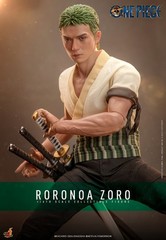 Hot Toys TMS110 Netflix: One Piece Roronoa Zoro 1/6 Scale 12″ Figure Open Box