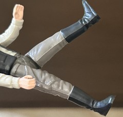 1984 VTG Star Wars Han Solo Plain Collar Trench Coat Endor Action Figure