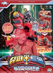 Supertron Kera Fire Tron Triceratops Dinosaur Fire Truck Transforming Robot 2023