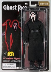 Mego 8″ Blood Splatter Ghostface Action Figure, Age 17+ Years Old